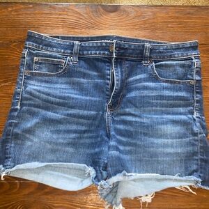 American Eagle Outfitters Dark Blue Jean Shorts